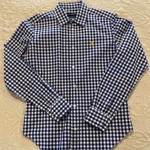 Polo Sport gingham plaid shirt